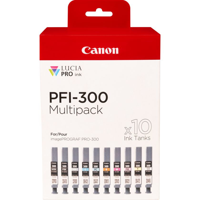 Canon Ink PFI-300 / 4192C008 Multicoloured 10-Pack